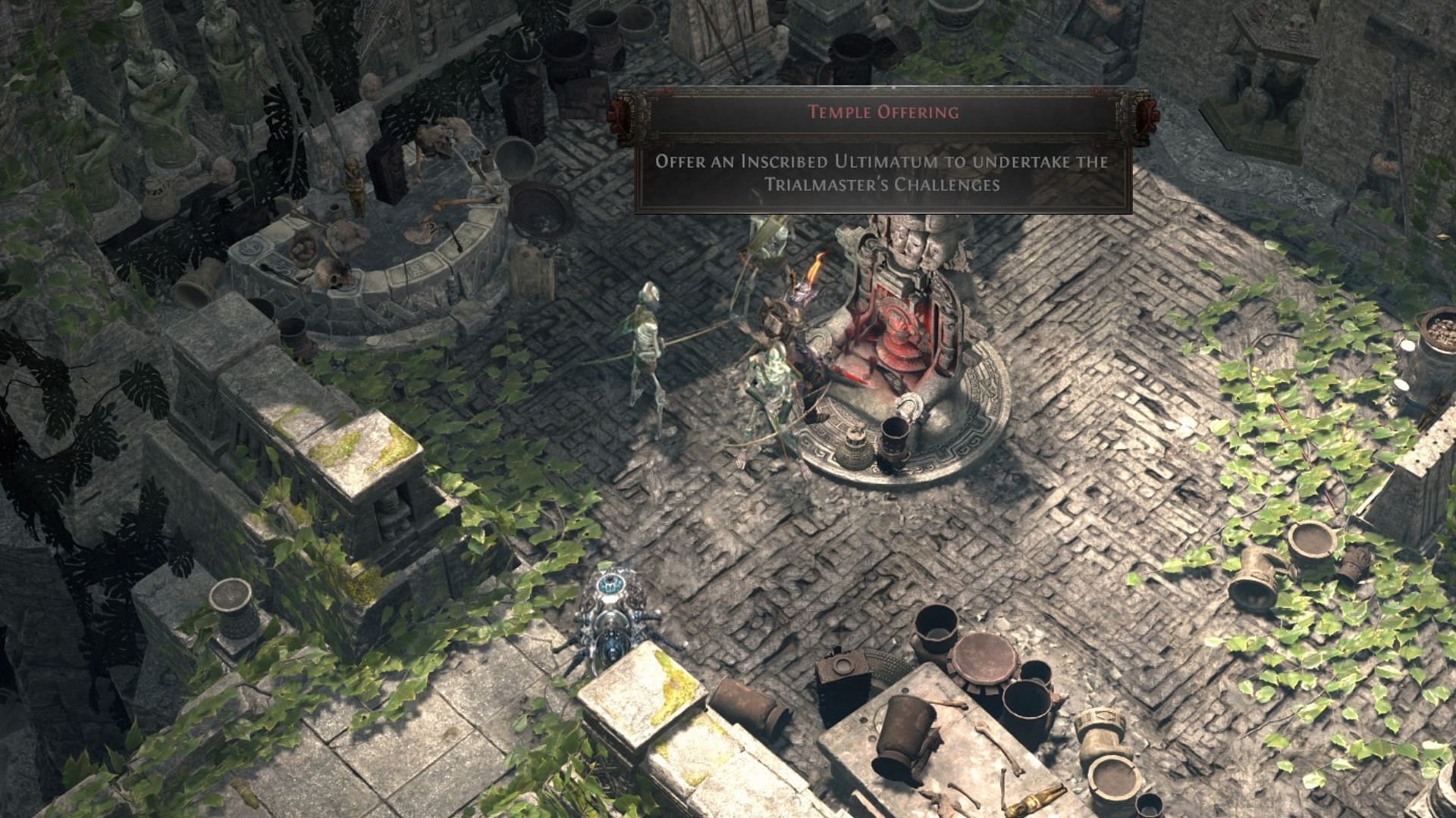 Trial of Chaos altar (Image via Grinding Gear Games)